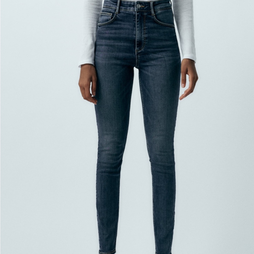 ZARA High Waisted Skinny Jeans